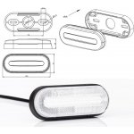 Svítilna poziční 12v/24v led bílá s odrazkou, kabel 0,25 m 0133188_A, , , – Zboží Mobilmania