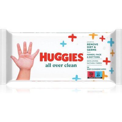 Huggies All Over Clean dětské ubrousky 56 ks – Sleviste.cz