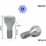 Kolový šroub M14x1,5x28,2 kužel, klíč 24, výška 53 mm