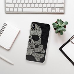 Pouzdro iSaprio iPhone XS Max Mayan Skull