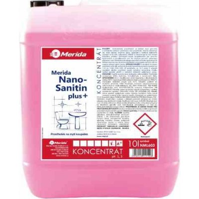 Merida Nano Sanitin Plus prostředek na koupelny 10 l – Zbozi.Blesk.cz