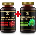 Sada 1+1 Vitamin B12 + Kyselina Listová pro energii, krvetvorbu a imunitu 90 ks + 60 ks – Hledejceny.cz