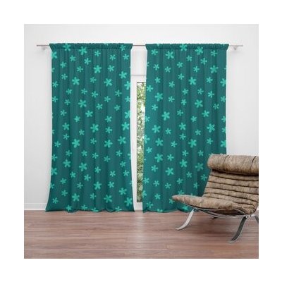 Sablio Závěs Zelené hvězdy: 2ks 140x250cm – Hledejceny.cz