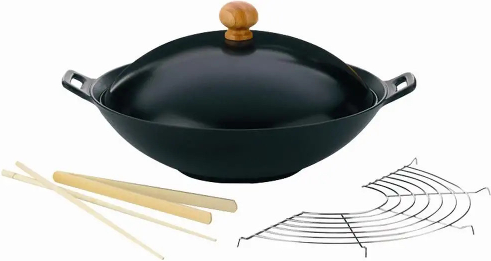 Kela WOK litinový s příslušenstvím 5 ks 36 cm