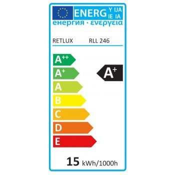 Retlux RLL 246 E27 LED žárovka A65 15W bílá teplá 50002477