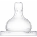 Savička na kojenecké lahve Philips Avent Dudlík Anti-colic/Classic+ 3 střední průtok 2 ks Bílá