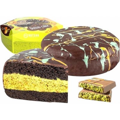 Vatsak Dort Dubajský s čokoládovou příchutí a pistáciovou náplní 0,77 kg – Sleviste.cz