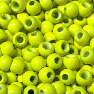 Hends Mosazné Hlavičky Brass Beads Fluo Yellow 2,8mm