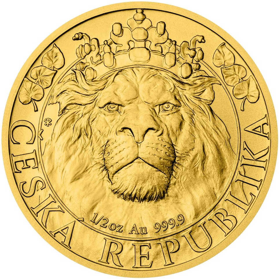 Česká mincovna zlatá mince Praha Národní divadlo 0,5 g