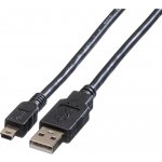 Roline 11.02.8868 USB plochý kabel A-B, 1,8m – Hledejceny.cz