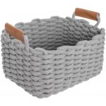 SKANDI košík 30 x 23 x 20,5 cm šedá – Zboží Dáma