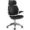 Kancelářská židle Humanscale Freedom s opěrkou hlavy celokožená
