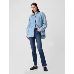 GAP Džíny straight Mid Rise Classic Tmavě modré – Hledejceny.cz