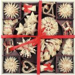 Anděl Přerov Dekorace slaměné v dřevěné krabičce 56 ks – Hledejceny.cz