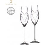 Diamante Sklenice na víno Silhouette 2 x 360 ml – Hledejceny.cz