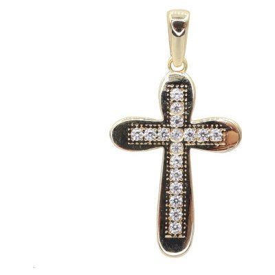 KA OP037 Zlatý přívěsek křížek – Zboží Dáma