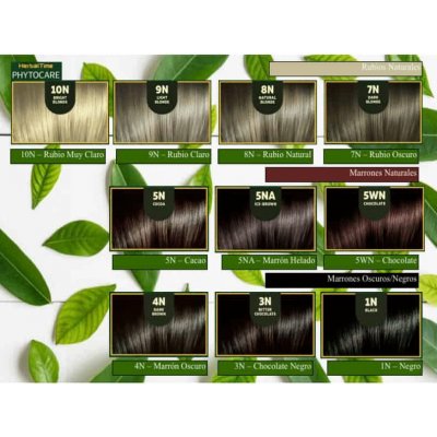 Herbal Time Phytocare barva na vlasy 90% natural Vegan 5N kakao