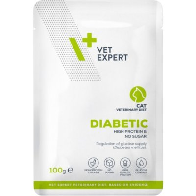 VetExpert Veterinary Diet 4T Diabetic Cat 100 g – Zbozi.Blesk.cz