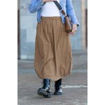 Italy fashion manšestrová sukně MALORY černá – Zboží Dáma
