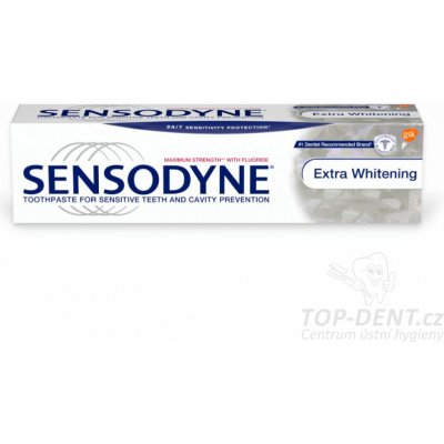 Sensodyne Extra Whitening Toothpaste Zubní pasta s bělicím účinkem 100 ml – Zbozi.Blesk.cz