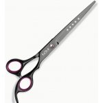 KM Dog Grooming Scissors Stainles Steel Nerezová ocel extra dlouhé 22 cm černá – Hledejceny.cz