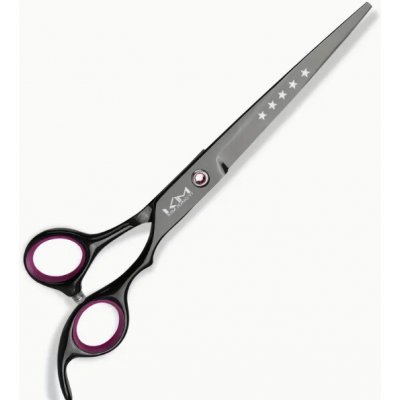 KM Dog Grooming Scissors Stainles Steel Nerezová ocel extra dlouhé 22 cm černá – Hledejceny.cz