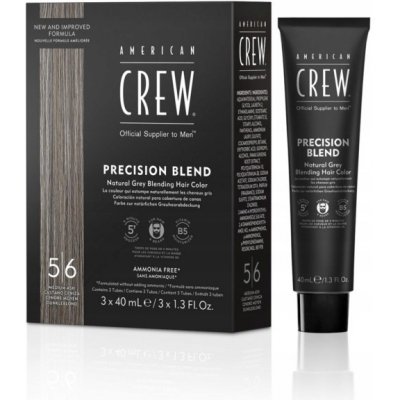 American Crew Precision Blend odličovač 5-6 medium ash 3 x 40 ml – Zboží Mobilmania