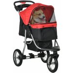 PawHut Kočárek pro psy Cat Buggy Pet Stroller se 3 koly Skládací Dogs Cat Oxford 109,5 x 54,5 x 106,5 cm – Zboží Dáma