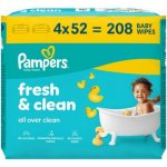 Pampers Fresh Clean Dětské Čisticí Ubrousky 208 ks – Zboží Dáma