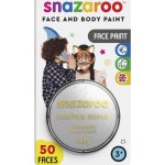 Snazaroo barva na obličej metalická 18 ml stříbrná – Hledejceny.cz