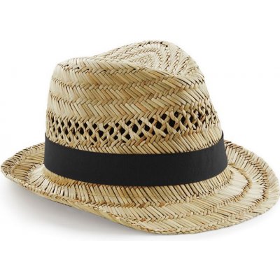 Beechfield B 730 Straw Summer Trilby COT-53073010012 naturální – Hledejceny.cz