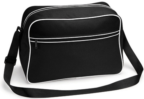 BagBase Unisex taška přes rameno 18 l BG14 Black 40 x 28 x 18 cm