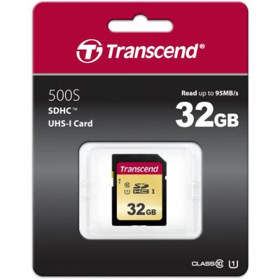 Transcend SDHC 32 GB UHS-I U1 SDC500S – Zbozi.Blesk.cz