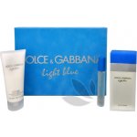 Dolce & Gabbana Light Blue Woman EDT 100 ml + tělové mléko 100 ml + EDT 7,4 ml dárková sada – Zbozi.Blesk.cz