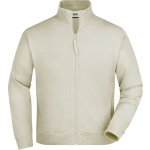 James and Nicholson mikina na zip JN058 Stone – Sleviste.cz
