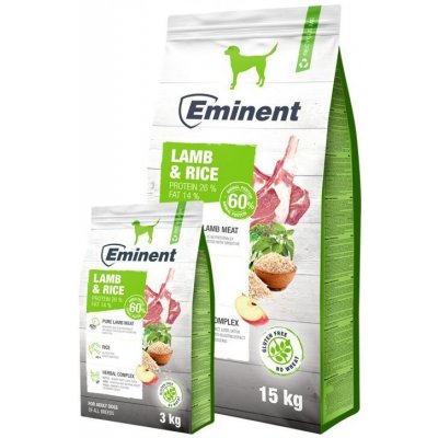 Eminent Lamb & Rice High Premium 3 kg – Zboží Mobilmania