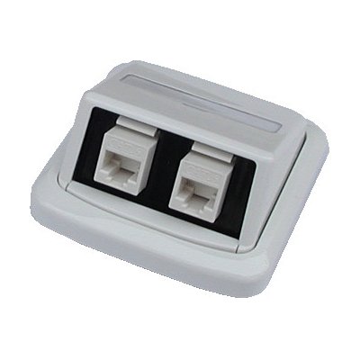 DATACOM Keystone UTP RJ45 Cat5E Dual MINI bílý, 4011 – Hledejceny.cz