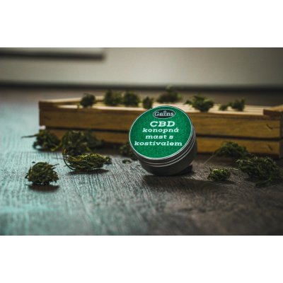 Gains CBD konopná mast s kostivalem 80 ml – Hledejceny.cz