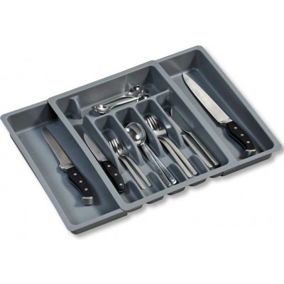 Kesper Plastový kuchyňský organizér Loft Grey, 50x38 cm – Sleviste.cz