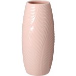 Váza porcelán 93x93x202mm motiv list, růžová – Hledejceny.cz