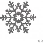 Orion Podtácek polyester Vločka 13,5cm 6 ks – Zboží Dáma