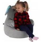 Kondela Dětský sedací vak BABY TYP 2 šedá látka slon – Zboží Dáma