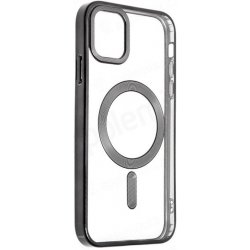 Pouzdro Swissten Clear Jelly MagStick Metallic PRO iPhone 14 černé;