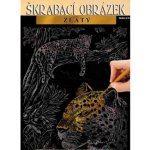 SMT Creatoys Škrabací obrázek stříbrný A4 23x32cm 3 druhy – Zboží Dáma