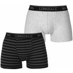 Lonsdale grey/blackstrp 2 ks – Zboží Dáma