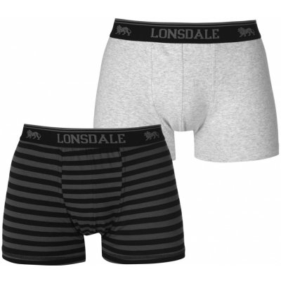 Lonsdale grey/blackstrp 2 ks – Zboží Mobilmania