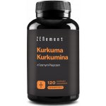 Zenement Extrakt z kurkumy a kurkuminu s černým pepřem 120 veganských kapslí – Hledejceny.cz