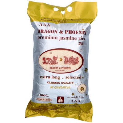 Dragon & Phoenix jasmínová rýže Kambodža 5 kg – Zboží Dáma