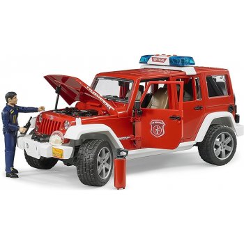 Bruder 2528 Jeep Wrangler požární s figurkou