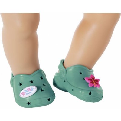 Zapf Creation Baby Born Gumové sandálky zelená